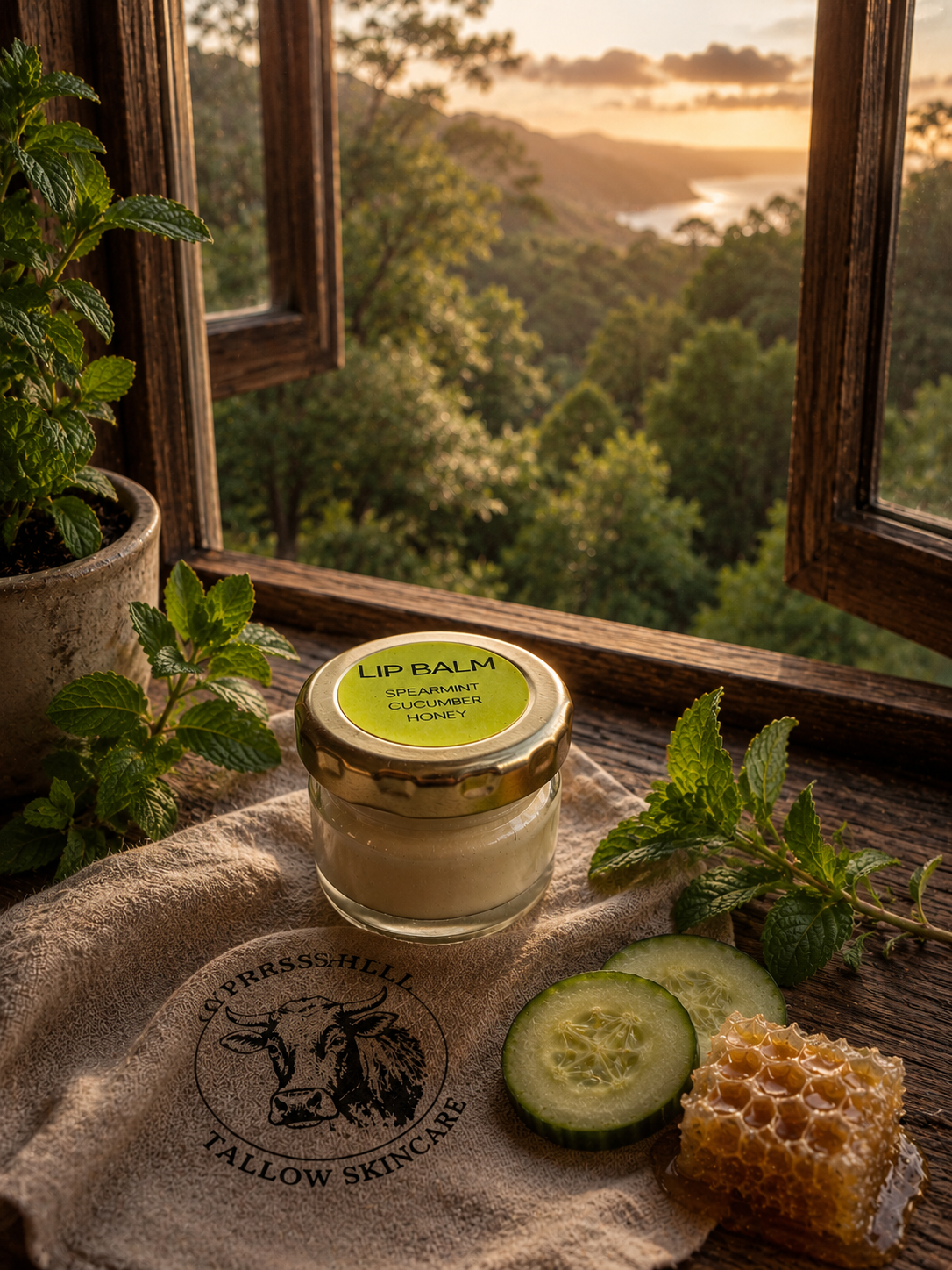 Spearmint, Cucumber & Honey Lip Balm