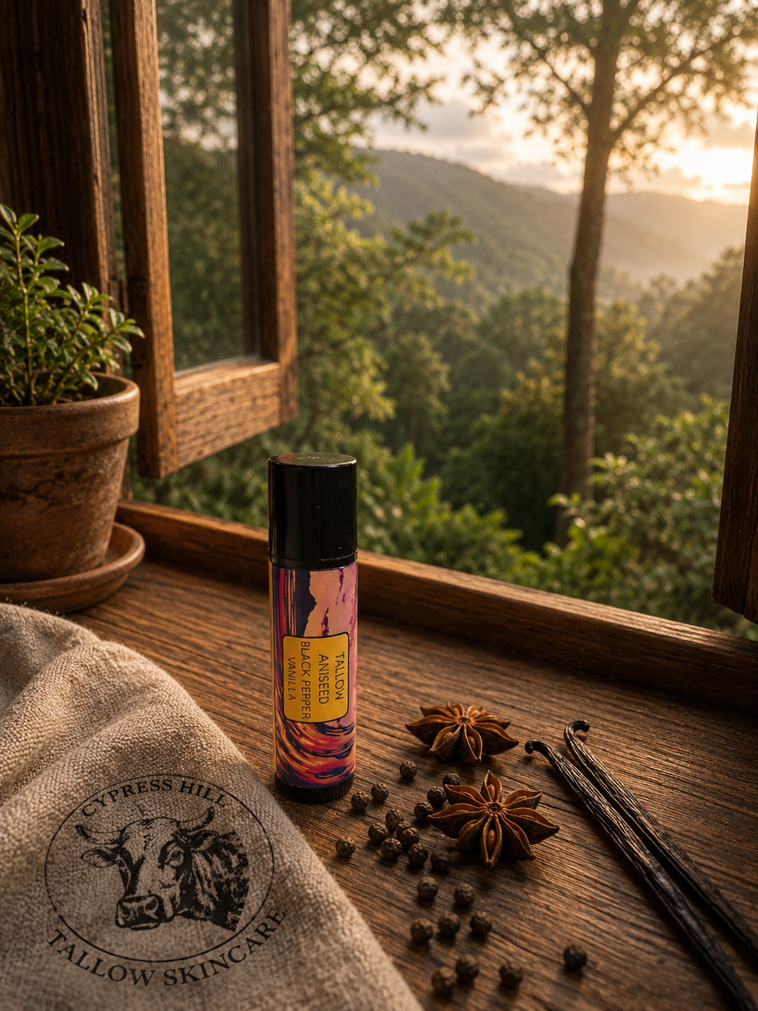 Aniseed, Black Pepper and Vanilla Tallow Lip Balm